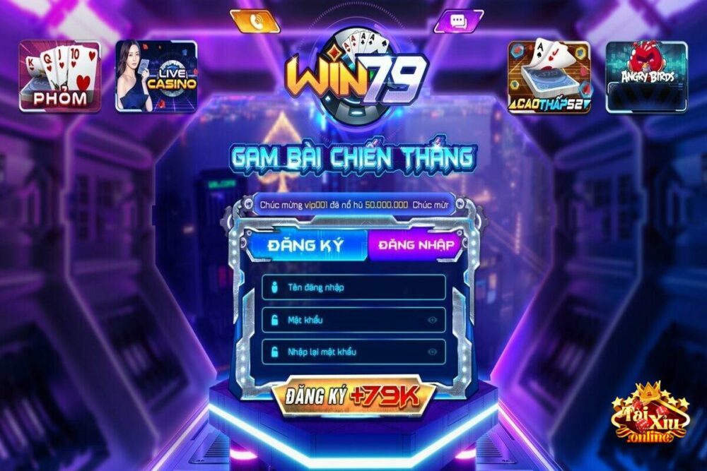 Đăng ký tài khoản tại Win79 nhanh và đơn giản