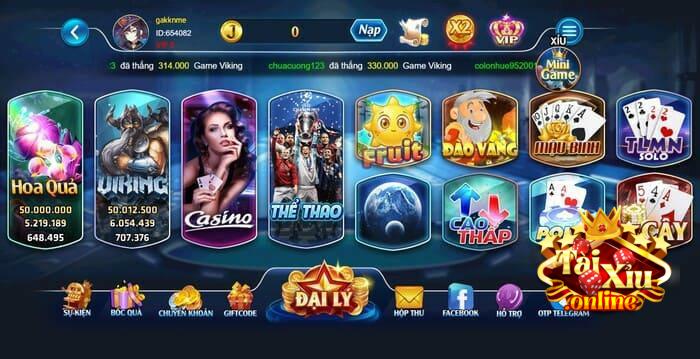 Giao diện cổng game chân thực và sống động