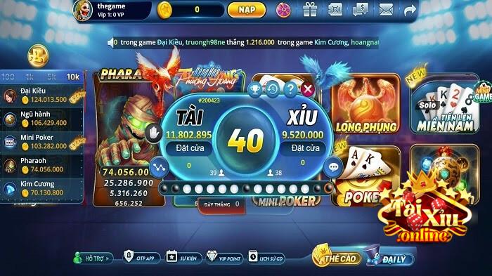 Những trò chơi có tại cổng game Vin Club khá đa dạng và phong phú