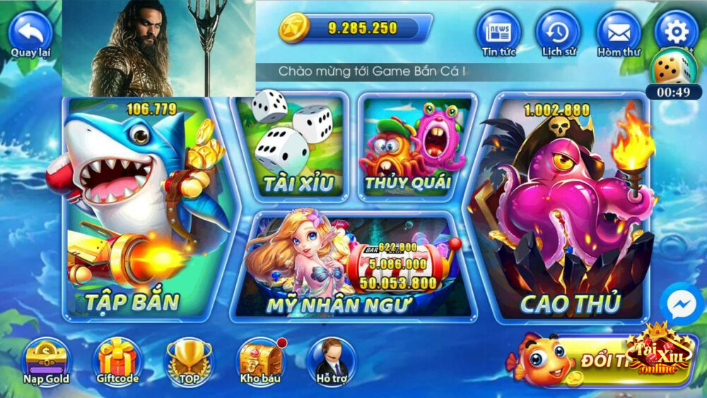 Những trò chơi có tại cổng game Vuacuopbien Club