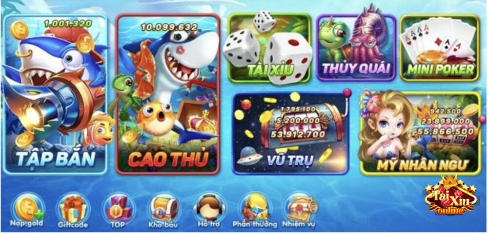 Những phòng chơi có tại cổng game Bancavip.Club